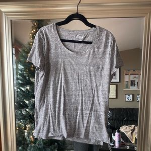 Gray pocket tee